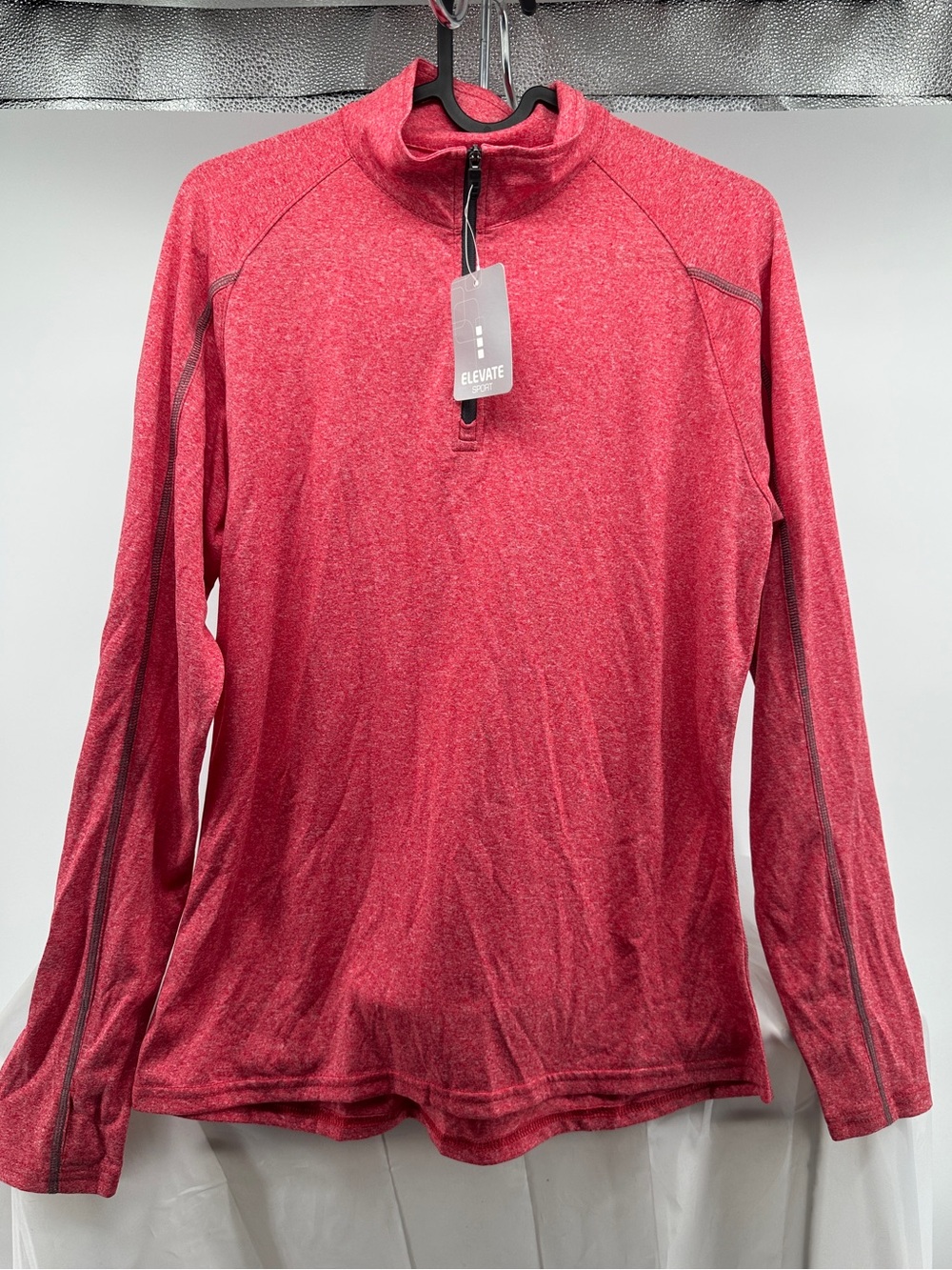 NWT Elevate Sport tea heather quarter zip jacket